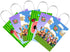 Party Favor Bags 15PCS for Coco Watermelon Gift Bags Goodie Bags Coco Watermelon Treat Candy Bags for Coco Watermelon Themed Kids Boys Girls Birthday Party Supplies Decorations