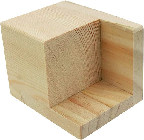 HONJIE Set of 4 Bed Risers Furniture Square Risers 2 Inches Wooden Solid Wood Original Color For DIY Painting Sofa Couch Chair Table Increase Legs