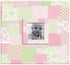 MCS MBI 12.5x13.5 Inch Baby Scrapbook Album with 12x12 Inch Pages with Photo Opening, Pink Quilt Design (860072)