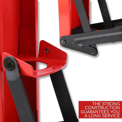 Red Can Crusher Wall Mounted Aluminum Can Crusher 16oz 12oz 8oz Heavy Duty Can Crushers For Recycling Wall Mounted Beer Can Opener And Crush Bottle Two Features In One Can Press