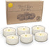 Unscented Tealight Candles Bulk Soy Tea Lite Candles Long Lasting Clean Burn Candles Set of 50