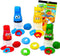 Sesame Street Elmo Party Favor Set for Toddlers Kids ~ 24-Pc Bundle with Clay Dough, Dough Roller, Molds, and Stickers (Party Supplies)