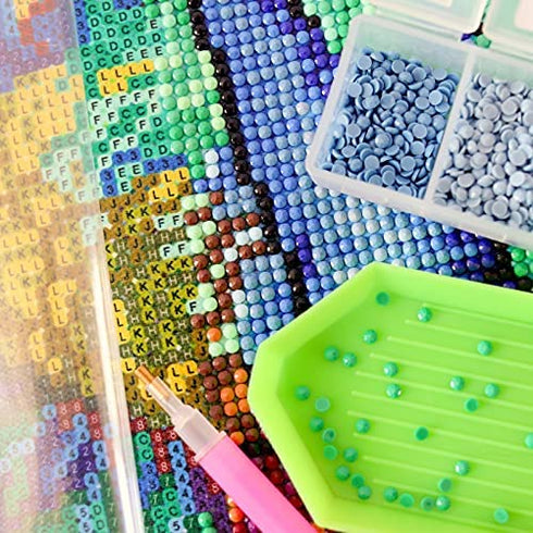 Diamond Painting Kits for Adults Kids Full Drill Crystal 5D DIY Diamond Gem Art Similane Beads Paint Craft for Children Home Wall Decor Gift (Van Gogh Sunflower-16x12in