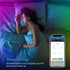 Govee Smart LED Strip Lights, 16.4ft WiFi LED Light Strip Work with Alexa and Google Assistant, 16 Million Colors with App Control and Music Sync LED Lights for Bedroom, Kitchen, TV, Party