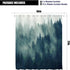 LIGHTINHOME Misty Forest Shower Curtain 60Wx72H Inch Nature Pine Trees Scenic Foggy Mountain Cool Woodsy Landscape Woodland Men Fabric Waterproof Bathroom Home Decor 12 Plastic Hooks