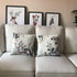 Ink Wash Painting Throw Pillow Cover Plum Blossom Chrysanthemum Orchid Bamboo Cushion Covers Traditional Chinese Calligraphy Culture Home Decorative Pillowcases 18 x 18 inches,4Pack(Wash Painting)