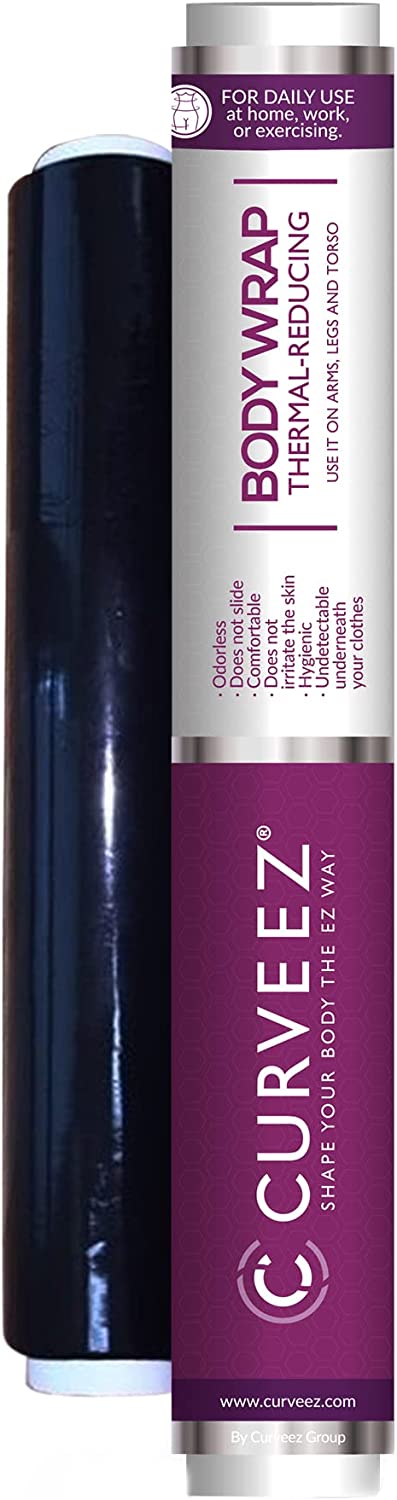 CURVEEZ Contouring Osmotic Plastic Body Wrap - Workout & Sweat Enhancer Stomach Wrap