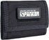 EXCELLENT ELITE SPANKER Nylon Trifold Wallet for Men ID Card Holder Tactical Military Wallet with Coin Pocket Outdoor Wallet(Black)