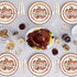 HAIL Thanksgiving Paper Plates Set, Thanksgiving Disposable Dinnerware Set for 10 Guests includes 10 9In Dinner Plates10 7In Dessert Plates and 10 Set Wooden Cutlery -Happy Harvest and Give Thanks