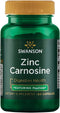 Swanson Zinc Carnosine (PepZin GI) - Natural Supplement Promoting Gastric Health & Digestive Support - Supports Microbial Balance in The Stomach - (60 Capsules)