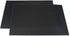 18"x12" PVC Bar Service Mat for Cocktail Bartender (Black 2-Pack)