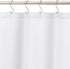 Amazon Basics Linen Style Bathroom Shower Curtain - Bright White, 72 Inch