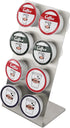 Polar Whale Brushed Stainless Steel Coffee Pod Organizer Vertical Stand Storage Tray Holder Counter Compatible with Keurig K-Cup KCup for Kitchen Home Office Waterproof Holds 8