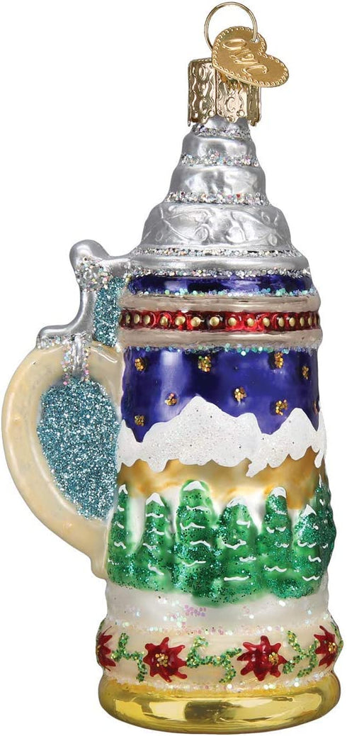 Old World Christmas German Stein Ornament, Multi