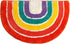 ZaH Rainbow Semi-Circle Mat for Front Door Bath Home Decorative Carpet Soft Area Rug for Bedroom Living Room Kids Playroom