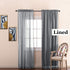 NICETOWN White Curtain Liner Panels - Black Out Drapes Liners for 63 inch Curtains, Thermal Insulated Curtains Liner for Windows (Set of 2 Panels, Each is 27" x 60", Greyish White)