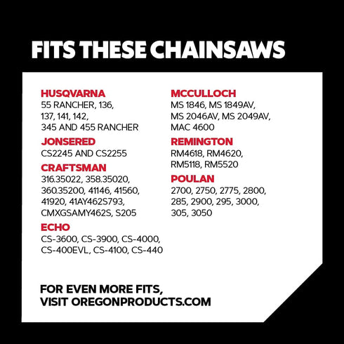 Oregon H78 20-Inch ControlCut Chainsaw Chain - Fits Husqvarna, Jonsered and More (Packaging May Vary)