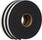 Duck Brand Self Adhesive Foam Weatherstrip Seal for Extra Large Gaps, 3/4-Inch x 1/2-Inch x 10-Feet, 3 Rolls, 284424