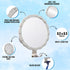 Heavy-Duty Fogless Mirror for Shower | Durable Anti Fog Shower Mirror for Shaving | with Razor Holder and Extra Anti-Fog Solution