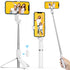 ATUMTEK 40.5" Selfie Stick Tripod, Extendable & Portable Bluetooth Selfie Stick with Remote for iPhone 13/12/12 Pro/11/XS/XR/X/8/7 Plus, Samsung, Huawei, Google, LG, Sony Android Smartphones, White
