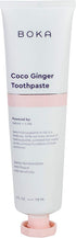 Boka Coco Ginger Natural Toothpaste, Nano-Hydroxyapatite for Remineralizing, Sensitivity and Whitening, Fluoride-Free, Dentist Recommended for Kids and Adults, Made in USA, 4oz (Pack of 1)