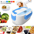 INVODA Electric Lunch Box Food Warmer Portable Lunch Heater 110V with Removable Container and Spoon Food Grade Material (Pink)