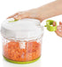 Manual Hand Pull Food Chopper Large Capacity Kitchen Onion Garlic Vegetable Blender Mincer(4 cup) by Vinipiak