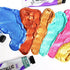 Mont Marte Metallic Acrylic Paint Set 8 Piece x 18 ml Tubes, Lightfast Colors with Smooth Consistency and Opaque Metallic Finish.