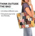 Tote Bags Women - sugar Skull Flower Grocery Reusable Tote Bag Large Casual Shoulder Bag Handbag For Shopping Travel