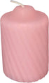 Pink Wild Flower Scented Votive Candles - 15 Hour Long Burn Time - Textured Finish - Box of 20