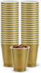Hanna K. Signature Collection 50 Count Plastic Cup, 18-Ounce, Gold