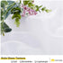 NICETOWN Waterproof Outdoor Sheer Curtain Panel Extra Wide and Long W100 x L108, Voile Soft Sheer Public Divider with Stainless Silver Grommet for Patio/Porch, 1 Panel with Rope Tieback, White