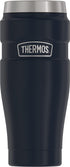 THERMOS Stainless King Vacuum-Insulated Travel Tumbler, 16 Ounce, Midnight Blue