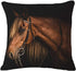 Emvency Set of 4 Throw Pillow Covers Horse Running Waist Horses Armchair Simplin Creative Cartoon Animal Night Decorative Pillow Cases Home Decor Square 18x18 Inches Pillowcases