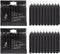 Mega Candles 40 pcs Unscented Black Mini Taper Candle, 4 Inch Tall x 1/2 Inch Diameter, Great for Casting Chimes, Rituals, Spells, Vigil, Witchcraft, Wiccan Supplies, Wax Play & More