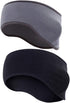 Zkptops 2Pcs Fleece Ear Warmers Headband Winter Outdoor Sport Ear Muffs Ear Band Ear Cover Head Wrap Running Sweatband for Men Women