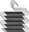 Pants Hangers Space Saving - 4 Pack S-Type Scarf Hanger Jeans Hangers Space Saving Non-Slip S Hangers for Pants