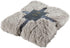 Hyde Lane Fluffy Cute Shaggy Cozy Throw Blankets for Couch Sofa ,2 Way Reversible Ultra Soft Long Faux Fur Fuzzy Blanket for Home- - 50x60 Grey
