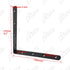Alise 6x6 Inch Stainless Steel Shelf Bracket Heavy Duty Brackets for Floating Shelves Boards Wall Hanging Support,Black Finish 4 Pcs
