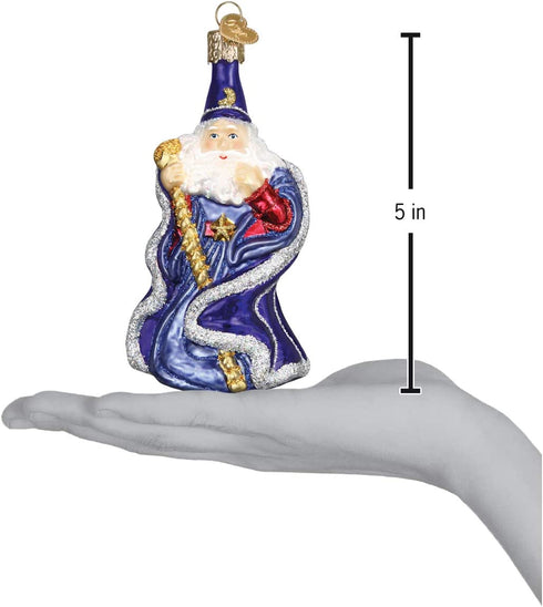 Old World Christmas Wizard Glass Blown Ornaments for Christmas Tree