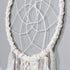 Alynsehom Extra Large Dream Catcher Kids Wall Hanging Decoration Handmade White Feather Boho Big Dreamcatchers with Bells Wedding Dream Catchers Bedroom Craft Ornament Gift (Dia 12", Length 41")