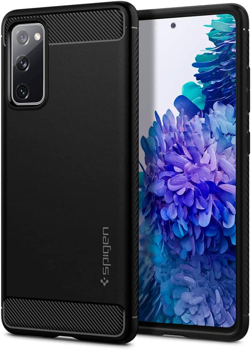 Spigen Rugged Armor Designed for Samsung Galaxy S20 FE 5G Case (2020) - Matte Black