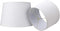 ALUCSET Double Medium Paper Lamp Shades Set of 2, Drum Lampshades for Table Lamp and Floor Light, 10x12x8 inch, Natural Crafted, Spider (paper white, 2 PCS Pack)