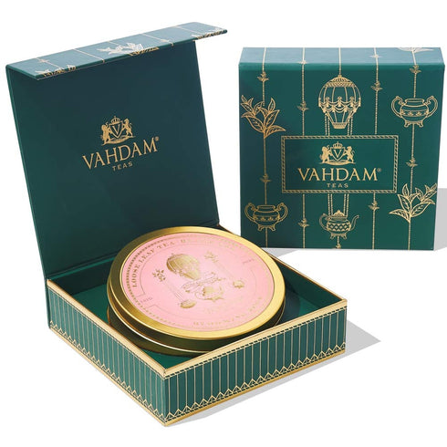 VAHDAM, Black Tea Private Reserve - Single Tin Caddy Gift Set | Premium Tea Gift Sets, Natural Rose Tea | New Year Gift Basket 2023 | Happy New Year Gifts for Women & Men, Tea Gift Sets