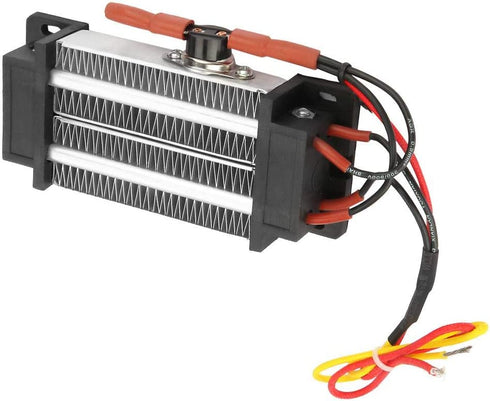 PTC Air Heater PTC Ceramic Air Heater 110V 200W/300W Insulated PTC Heater Ceramic Aluminum Tube Air Heater Heating Element (110V300W)