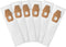 6 Pack Replacement AH10000 Type Q HEPA Vacuum Bags for Hoover Platinum Upright Vacuum UH30010COM UH30010CCA UH30010 Replace Part 902419001