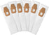 6 Pack Replacement AH10000 Type Q HEPA Vacuum Bags for Hoover Platinum Upright Vacuum UH30010COM UH30010CCA UH30010 Replace Part 902419001
