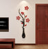 Hermione Baby 3D Vase Wall Murals for Living Room Bedroom Sofa Backdrop Tv Wall Background, Originality Stickers Gift, DIY Wall Decal Wall Decor Wall Decorations (Red, 59 X 23 inches)