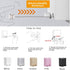 BESy Retractable Clothesline ABS case+Aluminum Dryer with Adjustable Stainless Steel Rope String Hotel Style Heavy Duty, Drill Free & Wall Mounted Method, 13.8 Feets,White