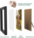 PICFREIM 8x10 Picture Frame Black Set of 2, Solid Wood Picture Frames 8x10 for Tabletop or Wall Display Decoration Photo Frame